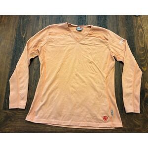 Ariat FRC Long Sleeve Work Top , Women's Size XL